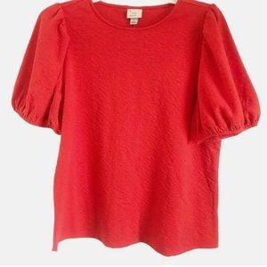 Puff sleeve women top